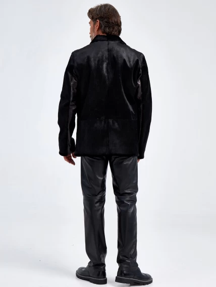 Мужская меховая куртка из меха канадской нерпы Davis, черная, размер 48, артикул 40780-2