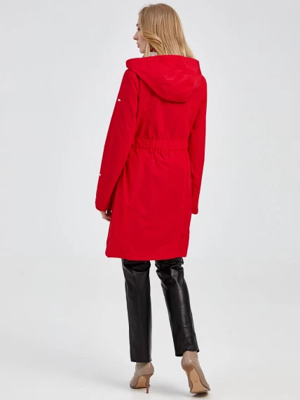 Текстильный плащ женский 20035, красный, размер 44, артикул 25110-6