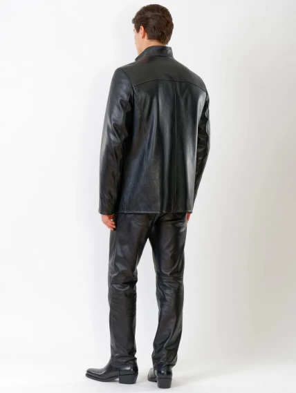 Демисезонный комплект мужской: Куртка 518ш + Брюки 01, черный, размер 48, артикул 140520-2