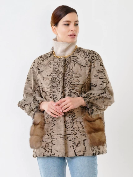 Куртка из каракуля женская 17309, намибия, размер 48, артикул 22490-6