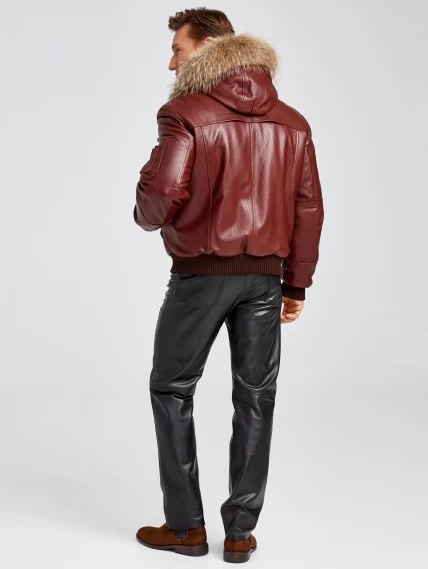 Демисезонный комплект мужской: Куртка утепленная 509 + Брюки 01, виски/черный, размер 48, артикул 140270-2