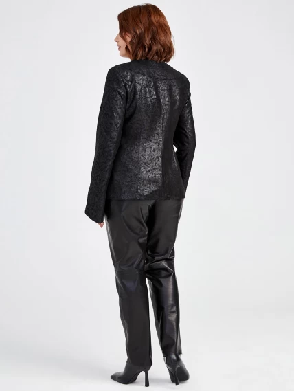 Демисезонный комплект женский: Куртка 336, + Брюки 02, черный, размер 46, артикул 111379-2
