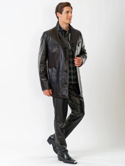 Демисезонный комплект мужской: Куртка 517нв + Брюки 01, черный, размер 48, артикул 140490-1