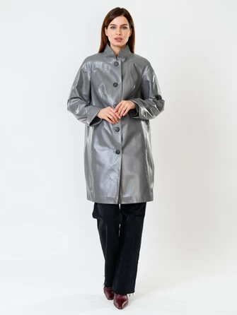 Кожаное пальто женское 378-0