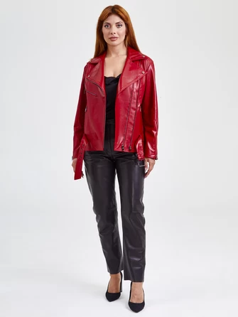 Кожаный комплект женский: Куртка 3013 + Брюки 03-0