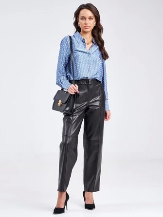 Женские кожаные брюки со стрелкой из натуральной кожи премиум класса 08-0