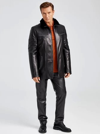 Демисезонный комплект мужской: Куртка утепленная 537мех + Брюки 01-0