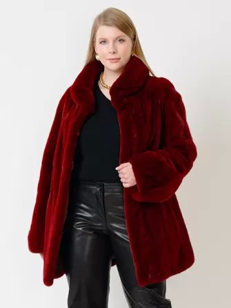 Зимний комплект женский: Куртка из меха норки 217(в) + Брюки 03-1