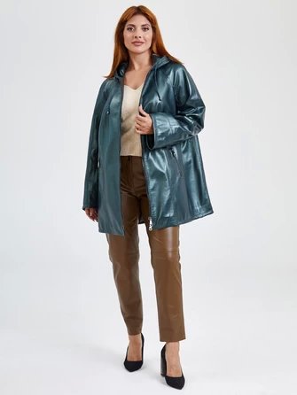Кожаный комплект женский: Куртка 383 + Брюки 03-0