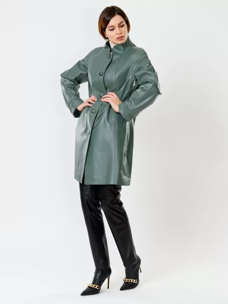Кожаный комплект: Куртка женская 378 + Брюки женские 03-0