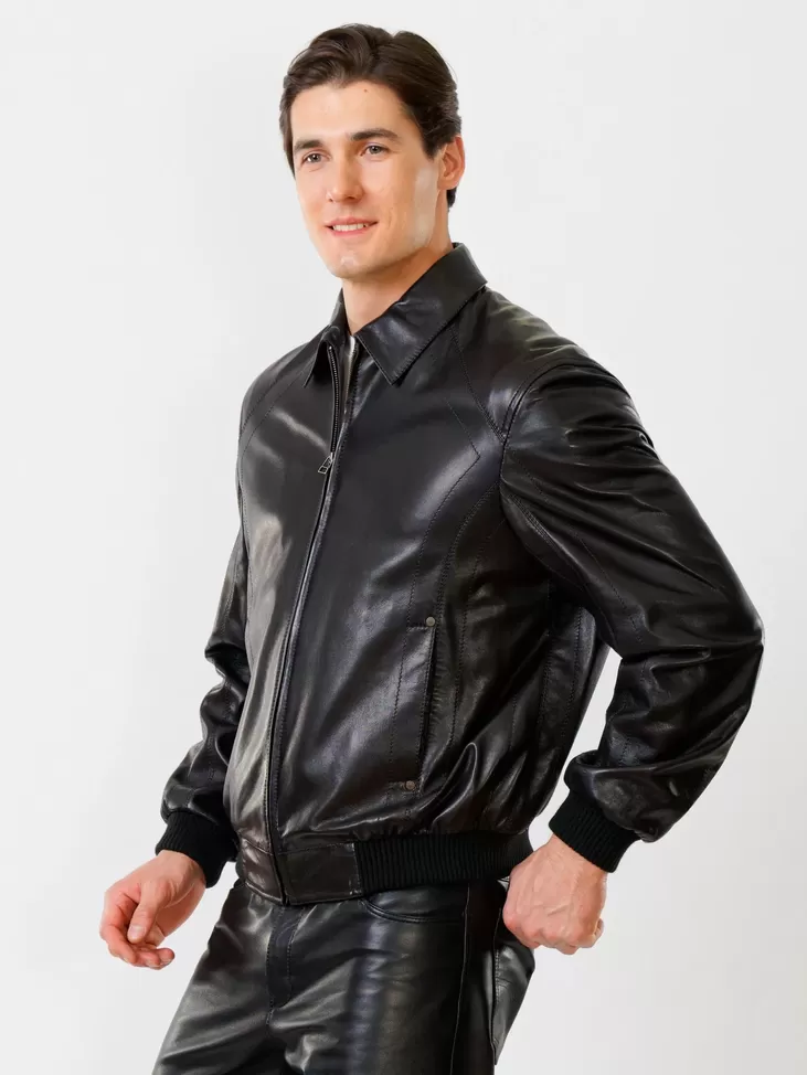 Куртка мужская Мауро, черный, артикул 28790-6