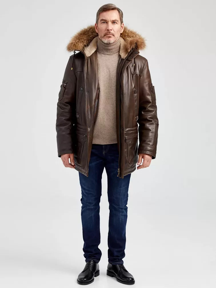 Куртка мужская утепленная Алекс, светло-коричневый, артикул 40450-4