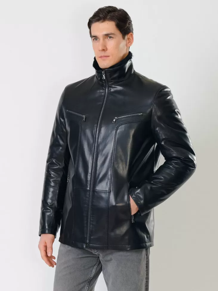 Куртка мужская утепленная 537мех, черный, артикул 40290-1