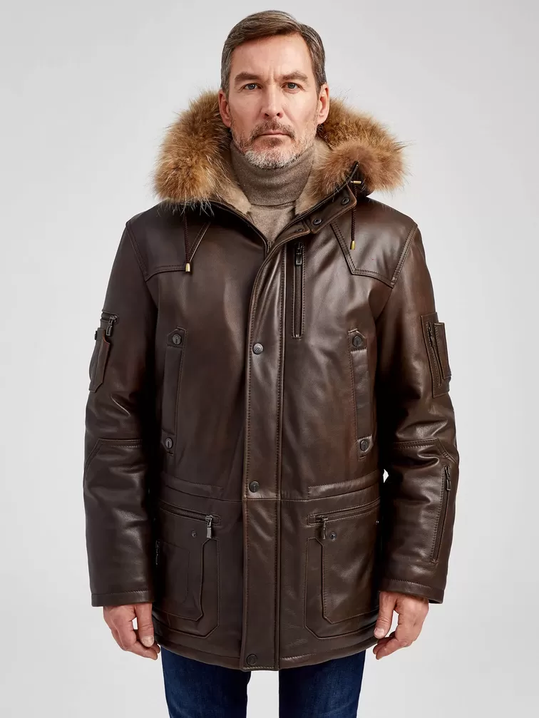 Куртка мужская утепленная Алекс, светло-коричневый, артикул 40450-1