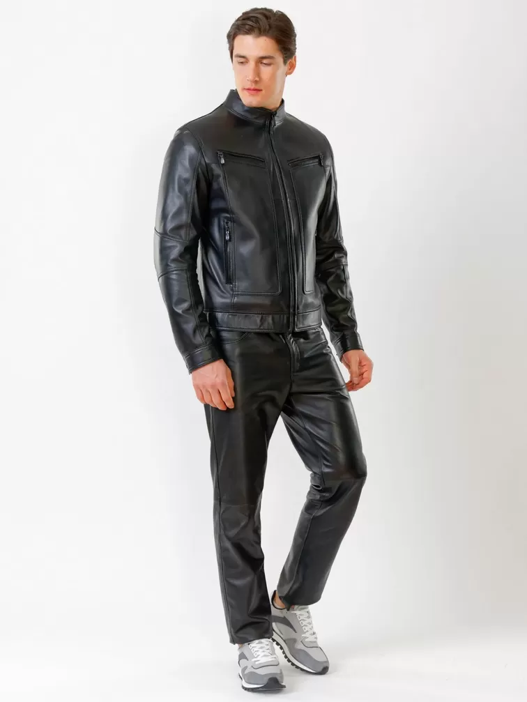 Куртка мужская 507 + Брюки мужские 01, черный/черный, артикул 140070-0