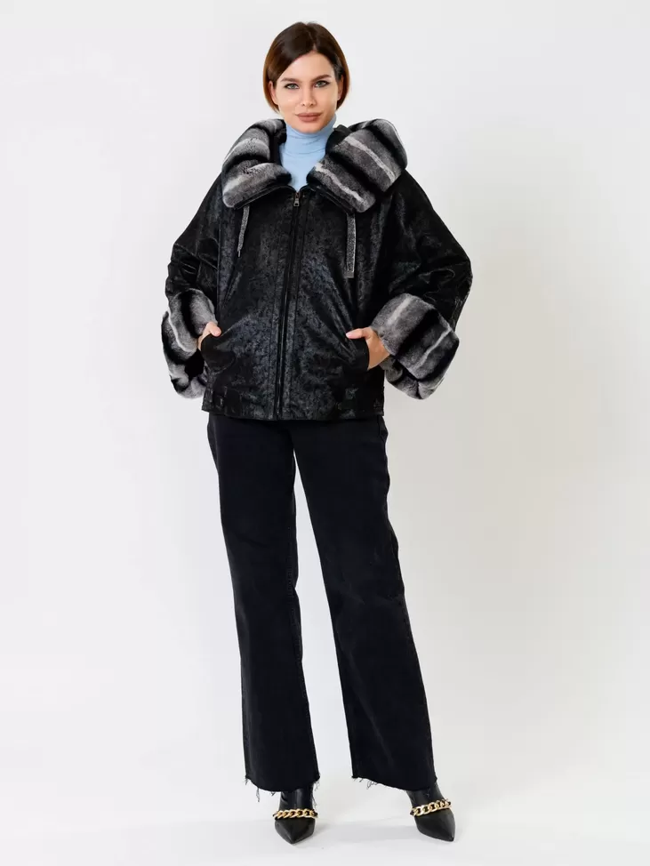Куртка женская утепленная 397ш, черный, артикул 91090-3