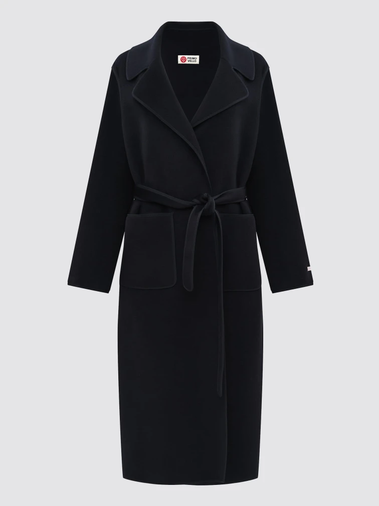 Пальто кашемировое женское 1055-125, черное, размер 46, артикул 92480-0