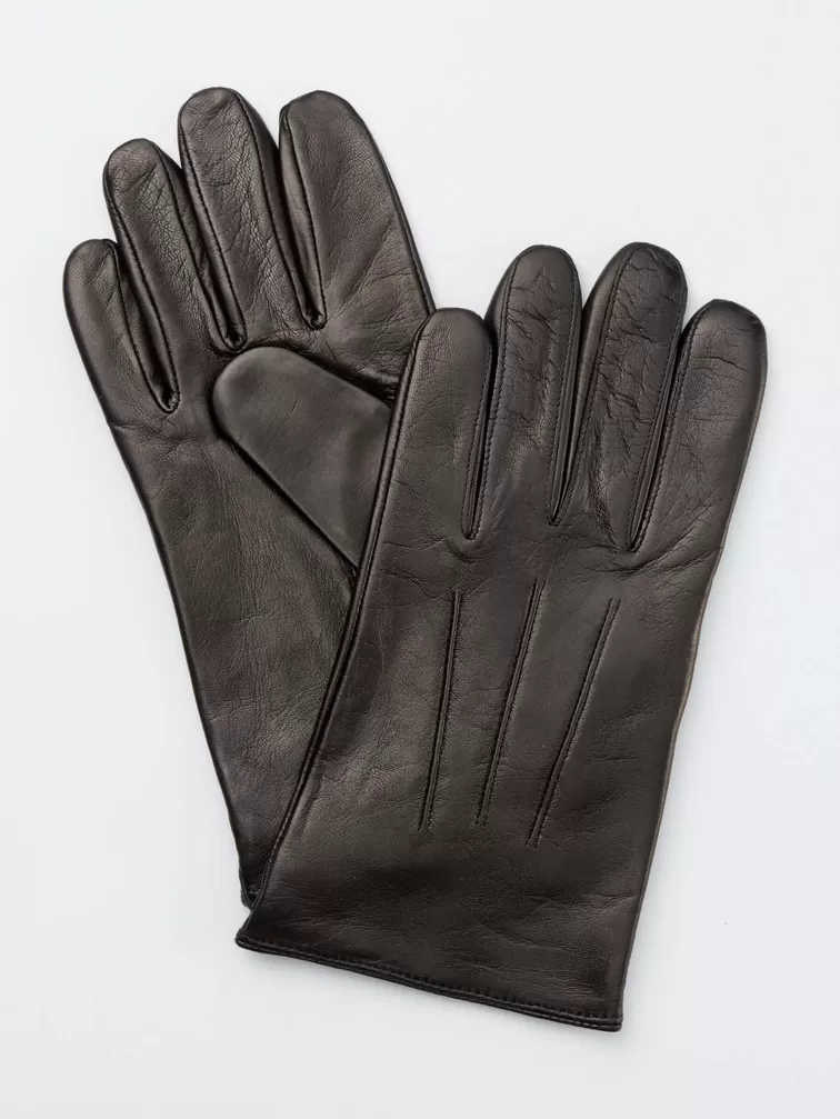 Перчатки кожаные мужские HP8080-sh, черные, p. 8, арт. 160010-0