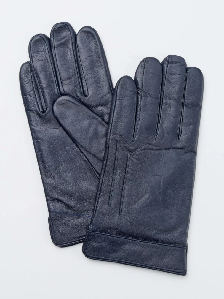 Перчатки кожаные мужские IS983, синие, размер 9, артикул 160060-0