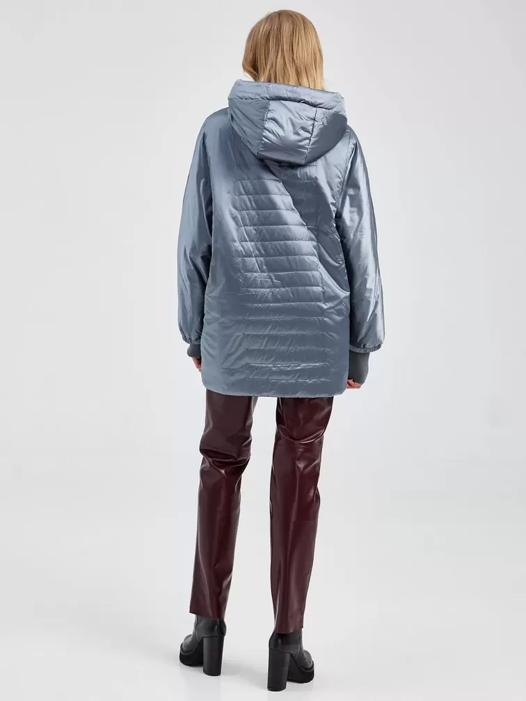 Демисезонный комплект женский: Куртка 20020 + Брюки 02, графитовый/бордовый, р. 44, арт. 111277-1