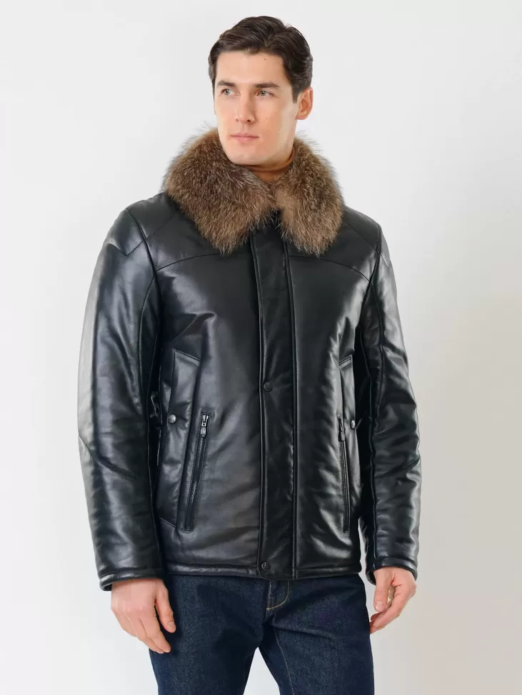 Куртка мужская утепленная Джастин, черный, артикул 40311-6