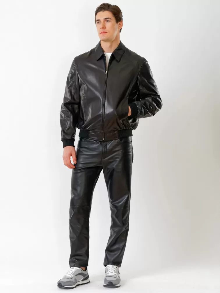 Куртка мужская Мауро + Брюки мужские 01, черный/черный, артикул 140220-0