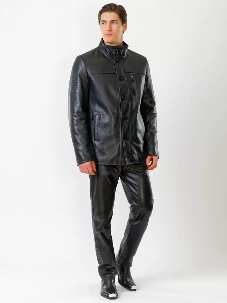 Куртка мужская 518ш + Брюки мужские 01, черный/черный, артикул 140520-0