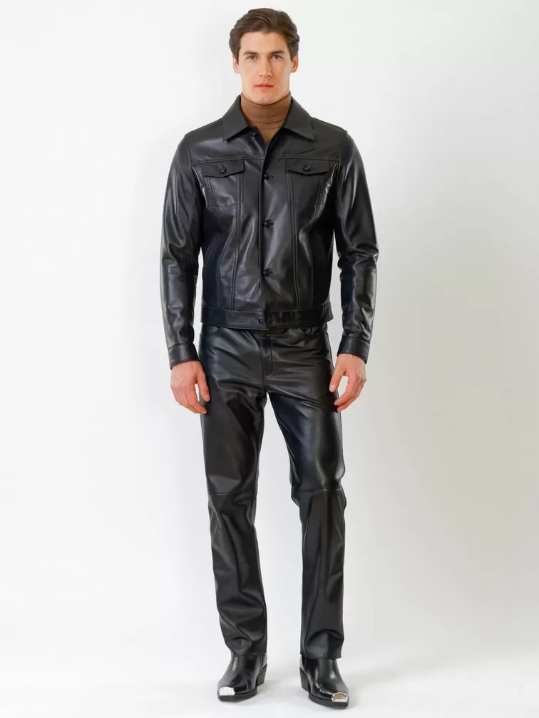 Куртка мужская 550 + Брюки мужские 01, черный/черный, артикул 140190-6