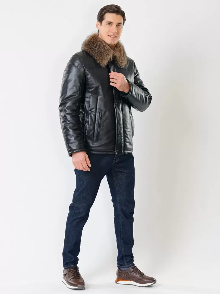 Куртка мужская утепленная Джастин, черный, артикул 40311-3
