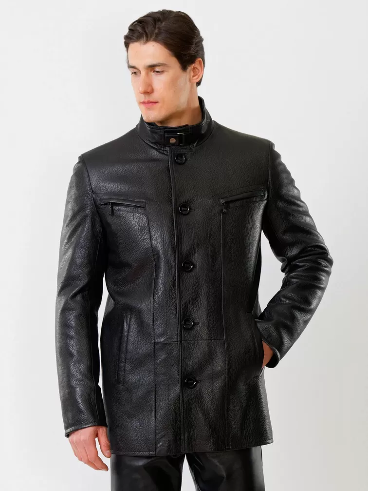 Куртка мужская утепленная 517нвш + Брюки мужские 01, черный/черный, артикул 140500-5