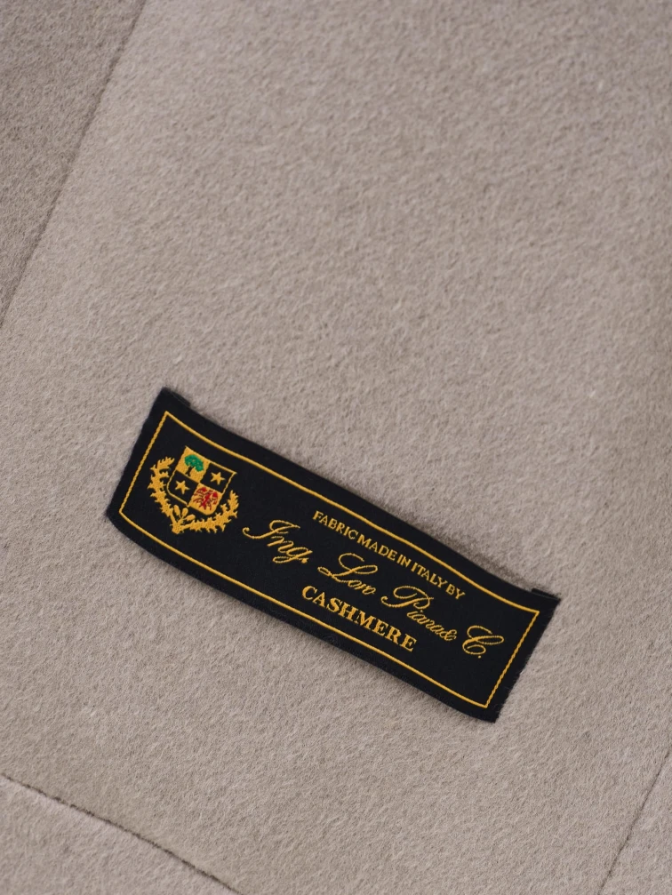 Пальто кашемировое женское темно-коричневое премиум класса 1130-125, размер 46, артикул 92470-2