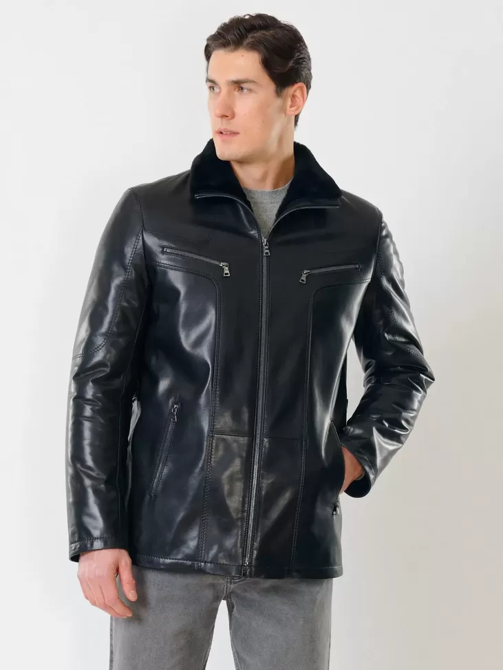 Куртка мужская утепленная 537мех, черный, артикул 40290-6