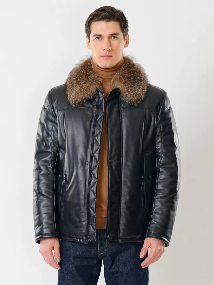 Куртка мужская утепленная Джастин, черный, артикул 40311-1