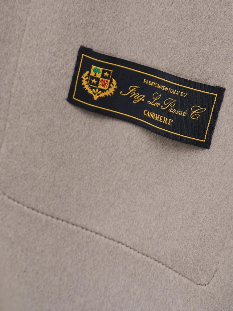 Черное полупальто кашемировое женское 1131-70, размер 46, артикул 92590-2