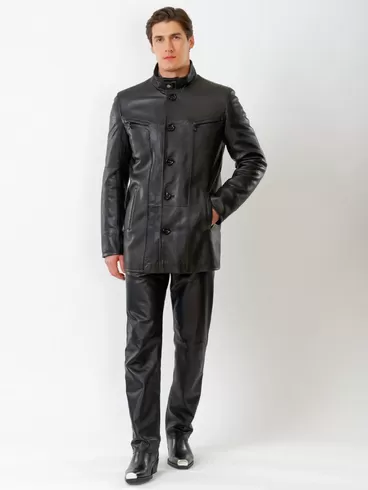 Куртка мужская утепленная 517нвш + Брюки мужские 01, черный/черный, артикул 140500-0