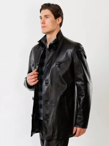 Куртка мужская 517нв + Брюки мужские 01, черный/черный, артикул 140490-5