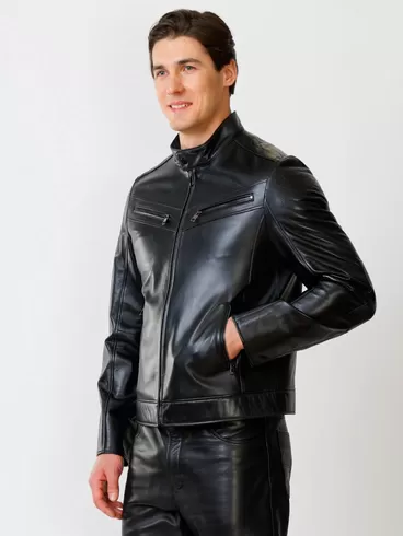 Куртка мужская 546 + Брюки мужские 01, черный/черный, артикул 140170-5