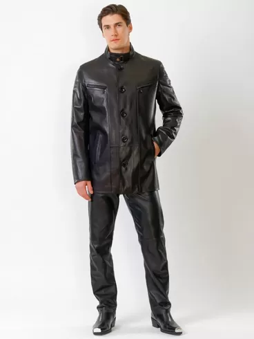 Куртка мужская 517нв + Брюки мужские 01, черный/черный, артикул 140490-0