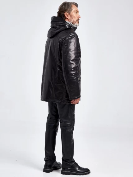 Демисезонный комплект мужской: Куртка утепленная 512 + Брюки 01, черный, р. 56, арт. 140570-1