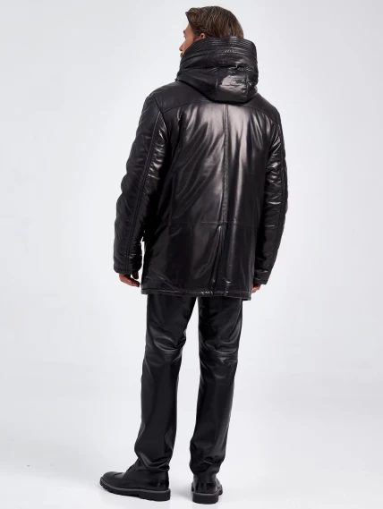 Демисезонный комплект мужской: Куртка утепленная 512 + Брюки 01, черный, р. 56, арт. 140570-2