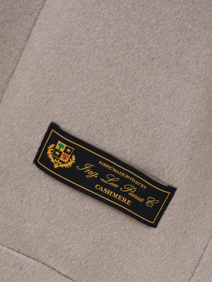 Пальто кашемировое женское темно-коричневое премиум класса 1130-125, размер 46, артикул 92470-2