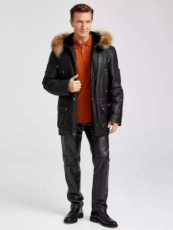Куртка мужская утепленная Алекс, черный DS, артикул 40380-3