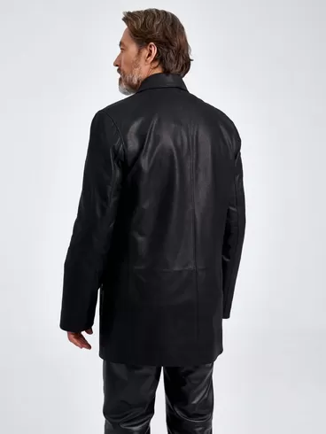 Кожаный пиджак мужской 21/1, черный DS, p. 48, арт. 29041-5