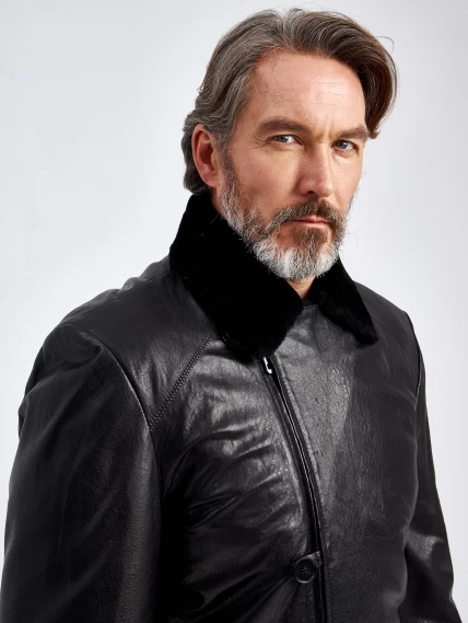 Демисезонный комплект мужской: Куртка 5358 + Брюки 01, черный, р. 48, арт. 140660-4