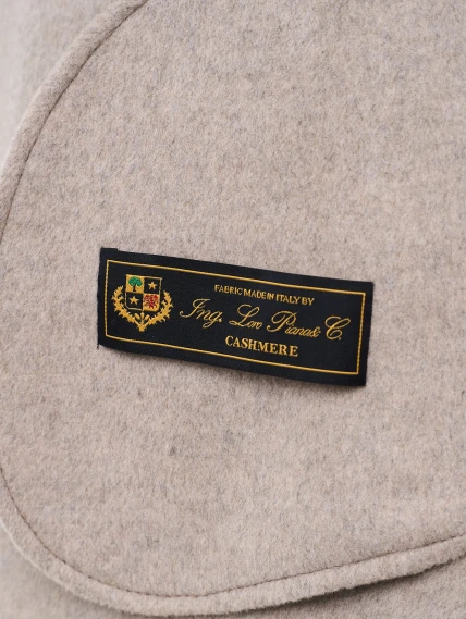 Черное кашемировое женское полупальто 1095-85, размер 46, артикул 92560-2