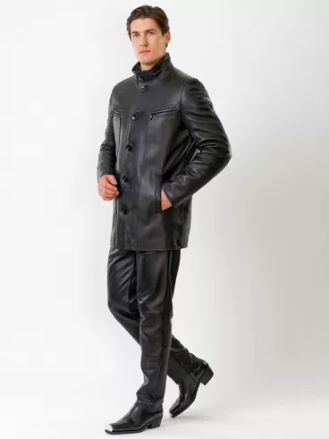 Куртка мужская утепленная 517нвш + Брюки мужские 01, черный/черный, артикул 140500-1