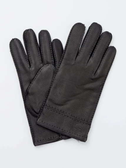 Перчатки кожаные мужские HS630М, черные, размер 7, артикул 160040-0