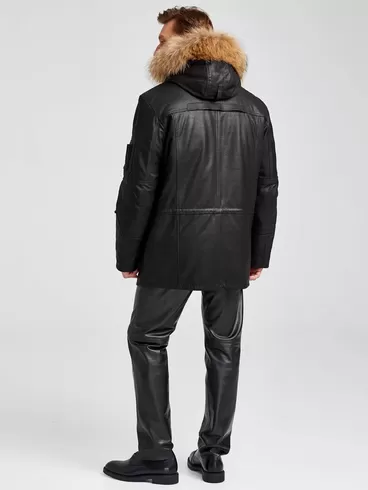 Куртка мужская утепленная Алекс + Брюки мужские 01, черный DS/черный, артикул 140280-2