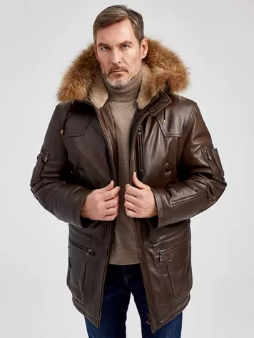 Куртка мужская утепленная Алекс, светло-коричневый, артикул 40451-3