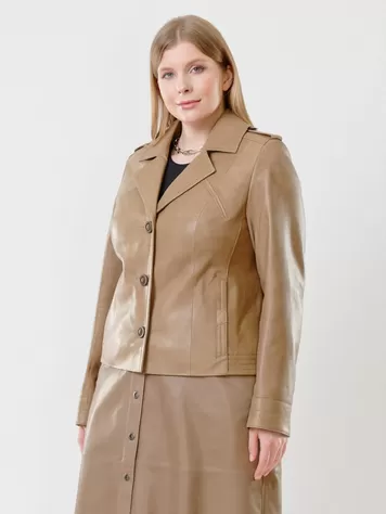 Куртка женская 304, серо-коричневый, артикул 91433-6